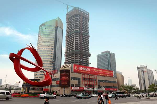 苏州狮山路金狮大厦LED广告报价