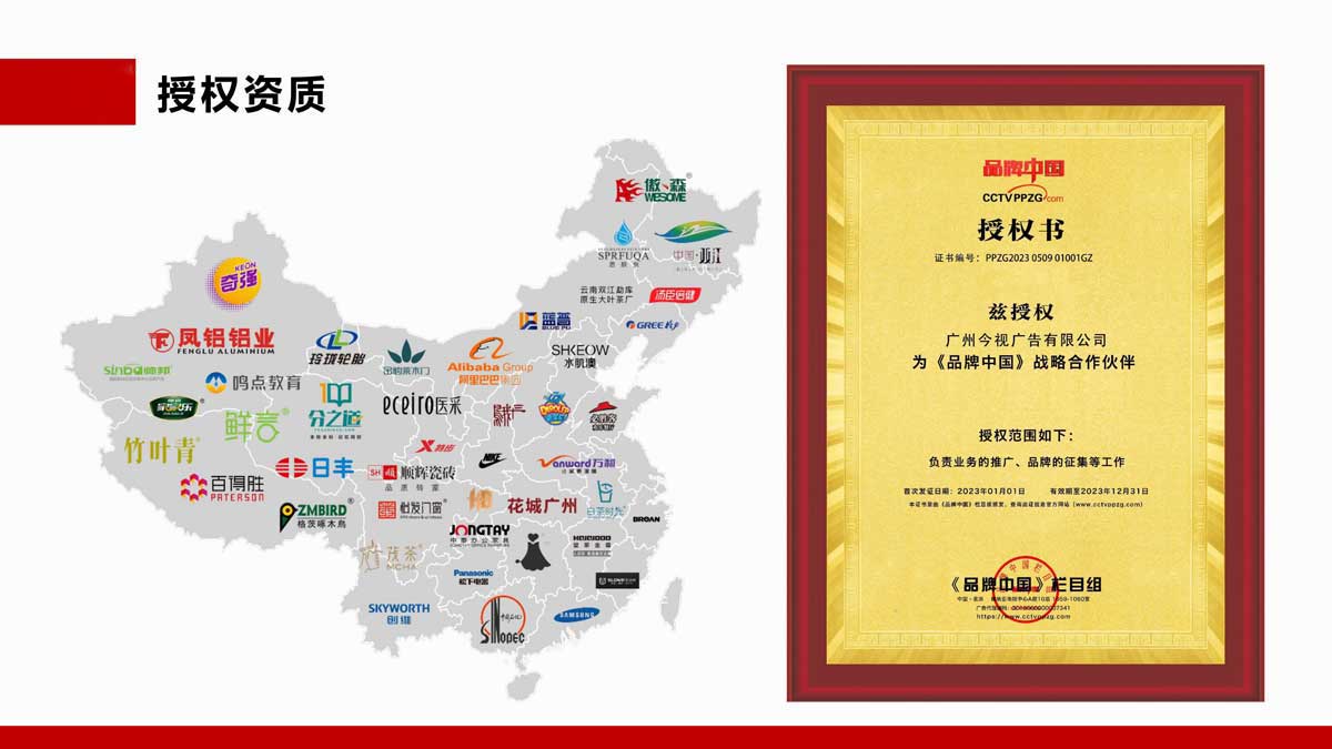 品牌中国授权资质